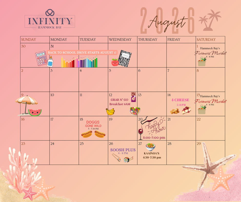 August Event Calendar