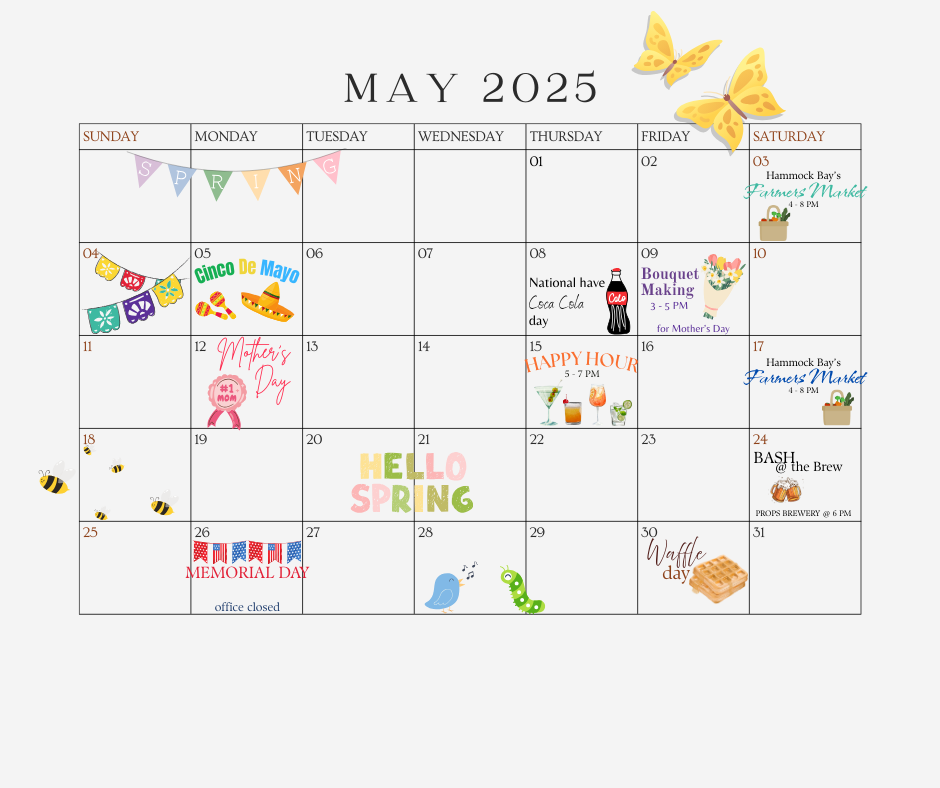 May Event Calendar