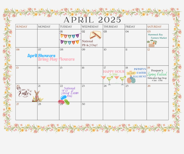 April Event Calendar