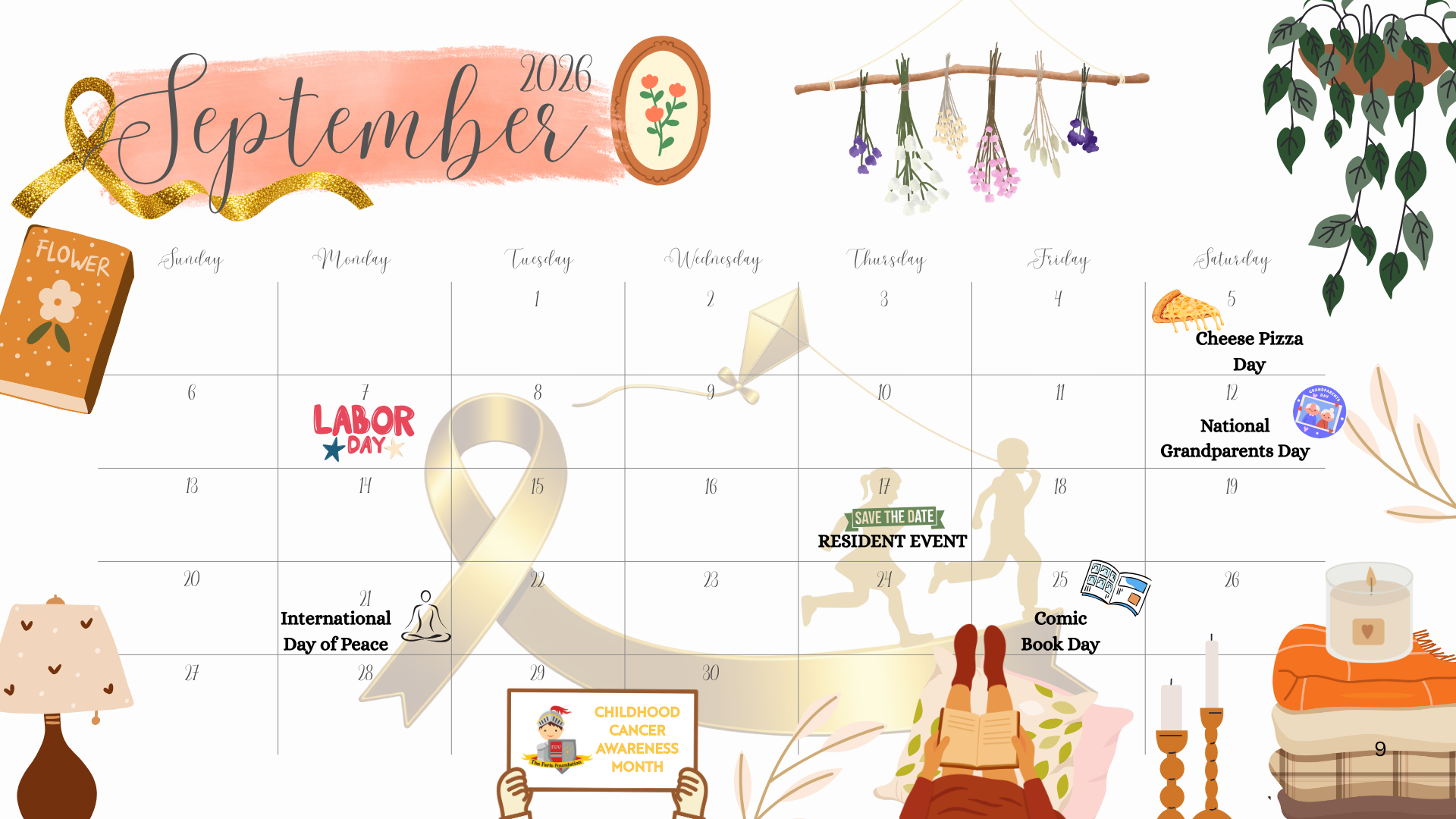 September Event Calendar